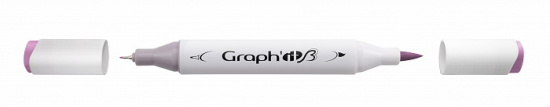 Маркер "GRAPH'IT Brush" двухсторонний на спирт. основе цв.5275 Винный божоле