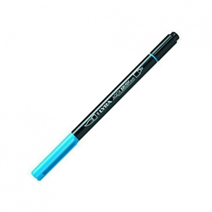 Ручка-кисть LYRA "Aqua Brush Duo", двусторонняя, Голубой sela65 YTQ4