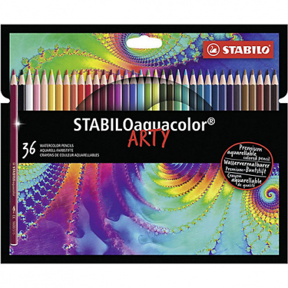 Набор акварельных карандашей "Aquacolor Arty", 36цв в картоне