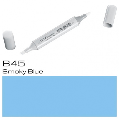 Маркер спиртовой двусторонний Copic "Sketch", цвет №B45 синий дымчатый
