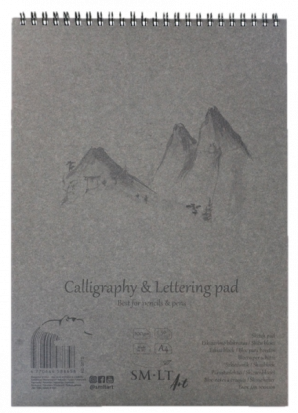 Альбом "Authentic Calligraphy & Lettering" 100 г/м2 A5 50л белый спираль