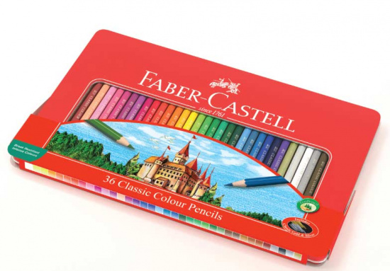 Набор цветных карандашей "Замок", 36 цв 