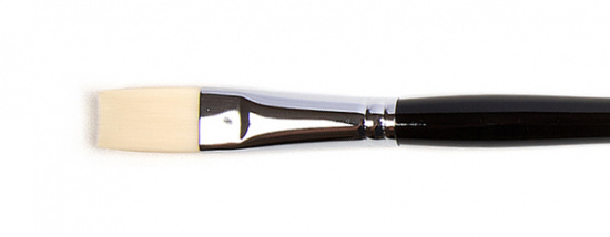 Кисть для акрила "Amsterdam 352L" жесткая синтетика плоская удлиненная, ручка длинная №16