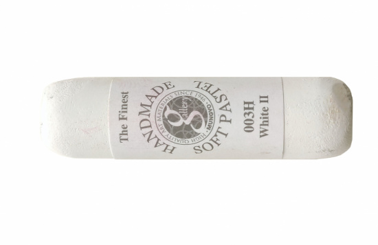 Пастель сухая мягкая круглая ручной работы №003, белый II