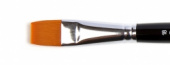 Кисть для акрила"Amsterdam 342S" синтетика мягкая плоская укороченная, ручка короткая №18