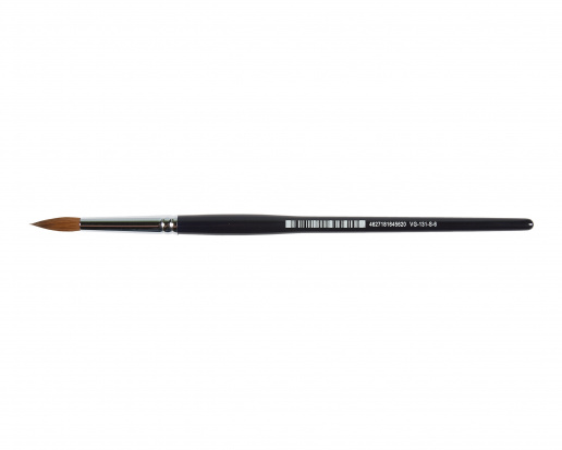 Кисть для акварели VanGogh 131 колонок круглая, ручка короткая №6 Кисть для акварели VanGogh 131 колонок круглая, ручка короткая №6
