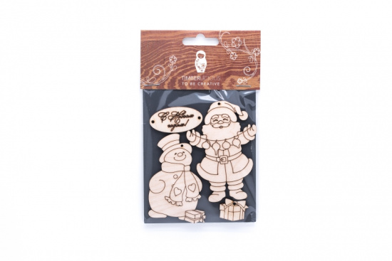 Набор заготовок для декорирования Winter10 фанера 10х14см Набор заготовок для декорирования Winter10 фанера 10х14см