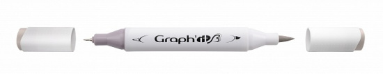 Маркер "GRAPH'IT Brush" двухсторонний на спирт. основе цв.9404 Серый теплый 4