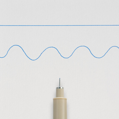 Ручка капиллярная "Pigma Micron" 0.2мм, Синий