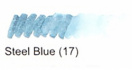 Маркер-кисть двусторонняя "Le Plume II", кисть и ручка 0,5мм, синий металический