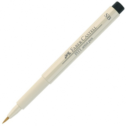 Ручка капиллярная Рitt Pen Soft brush, теплый серый I 