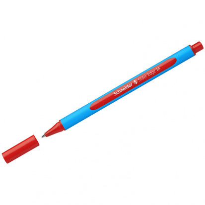 Ручка шариковая "Slider Edge M" красная, 1,0мм, трехгранная sela25