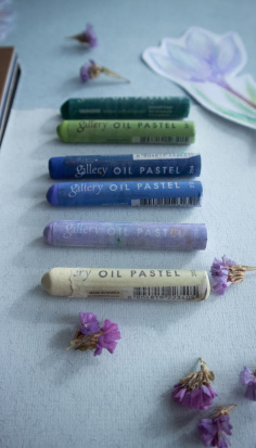 Набор масляной пастели extra soft "Gallery", Крокус, 6 цв.