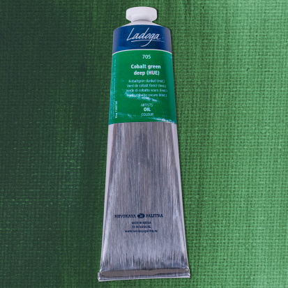 Кобальт зеленый темный А масло Ладога 120мл Кобальт зеленый темный А масло Ладога 120мл