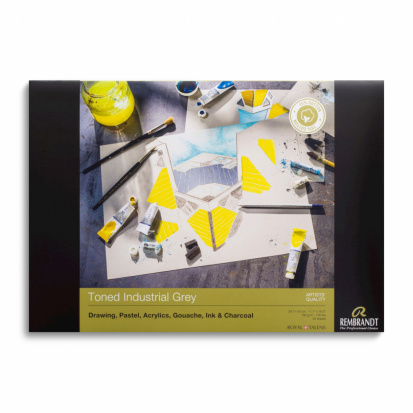 Склейка для пастели "Rembrandt", 180г/м2, A3, 50л, серые тона