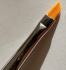 Кисть синтетика наклонная короткая ручка "GC63R" №4 для дизайна ногтей