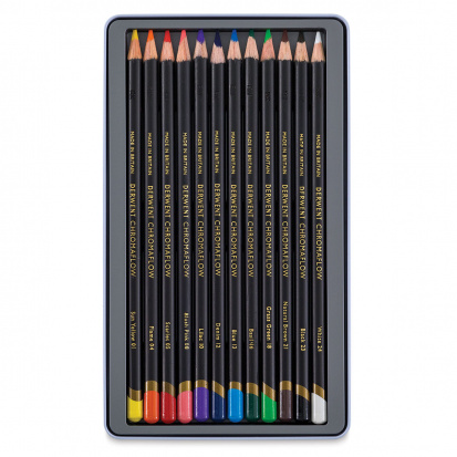 Набор цветных карандашей "Chromaflow", 12цв в металле