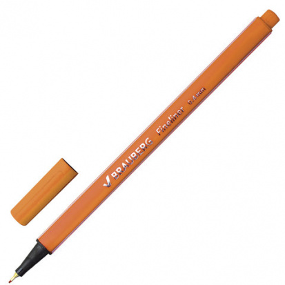 Ручка капиллярная "Aero", трехгранная, металлический наконечник, 0,4мм, оранжевая