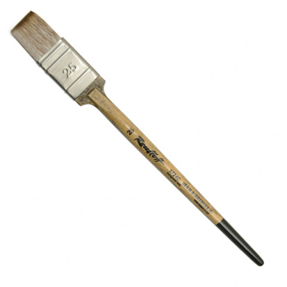 Флейц серия "5Т24С" мангуст имитация плоская, круглая ручка, №25 sela