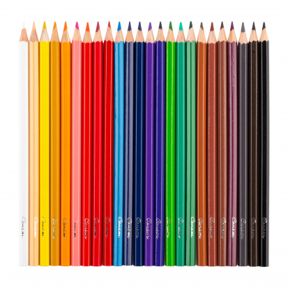 Карандаши цветные профессиональные "Сонет", 24 цвета, картон