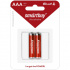 Батарейка SmartBuy AAA (LR03) алкалиновая, BC2 (в упак. 2бат.)
