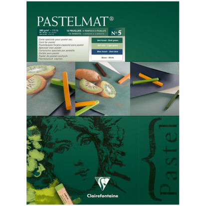 Склейка для пастели "Pastelmat", 12л. 30x40мм, 360г/м2, бархат