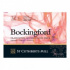 Склейка для акварели "Bockingford", белая, Satin \ Hot Pressed, 300г/м2, 13x18см, 12л
