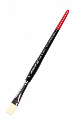 Кисть для акрила "Amsterdam 352" жесткая синтетика плоская, ручка короткая №14