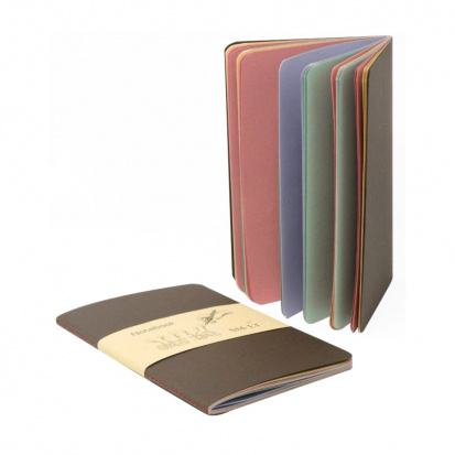 Блокнот "Stitched colored notebook" 13,5x21 см 48л 80 г/м2 разноцветн., сшивка sela25