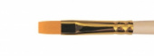 Кисть синтетика плоская, длинная ручка "1322" №8 для масла, акрила, гуаши, темперы