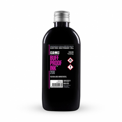 Перманентные чернила "Buff Proof ink", 200мл, черные, Death Black