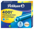 Картридж "Pelikan INK 4001", бирюзовые чернила для ручек перьевых, 6шт