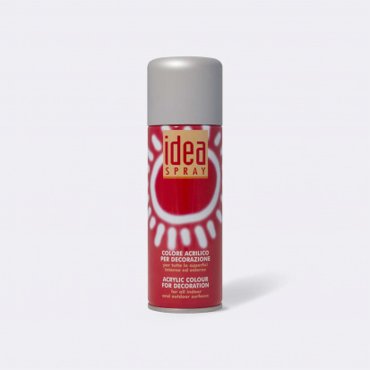 Акриловый спрей для декорирования "Idea Spray" серебро 200 ml