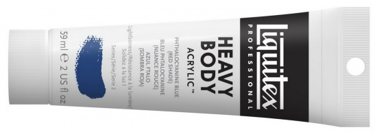 Краска акриловая "Heavy body", туба 59мл, №314 голубая ФЦ (красный оттенок) 