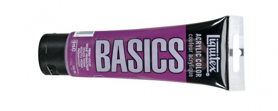 Краска акриловая "Basics", туба 118мл, №391 фиолетовая призма 