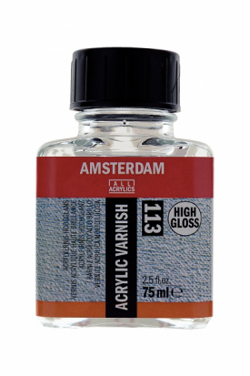 Лак для акрила "Amsterdam" (113) Экстра-Блестящий 75мл