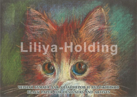 Бумага тонированная черная "Black" 200г/м2 А4 10л