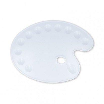 Палитра овальная, 11 ячеек