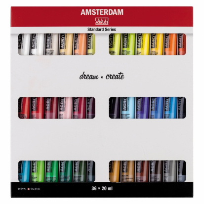 Набор акриловых красок "Amsterdam Standart" 36цв*20мл