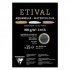Склейка для акварели "Etival", 15л., A4, 300г/м2, Rough \ Cold Pressed, черная sela