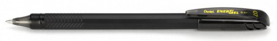 Гелевая ручка Energel, черный стержень , 0.7 мм