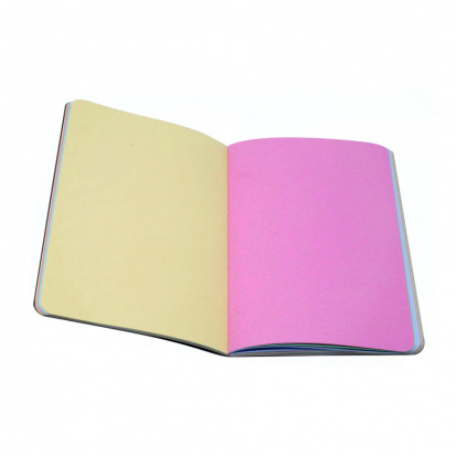 Блокнот "Stitched colored notebook" 13,5x21 см 48л 80 г/м2 разноцветн., сшивка sela25