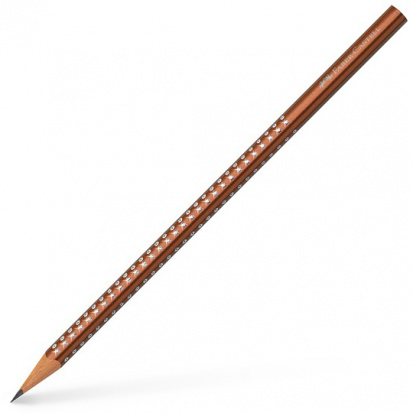 Чернографитный карандаш "Sparkle metallic", бронзовый sela