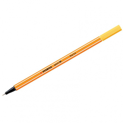 Ручка капиллярная Point 88 Жёлтая