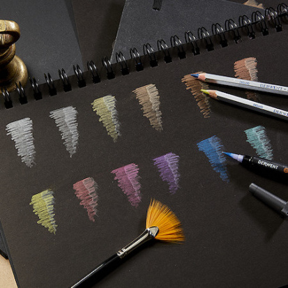 Набор цветных карандашей "Metallic" традиционные цвета 6цв в блистере