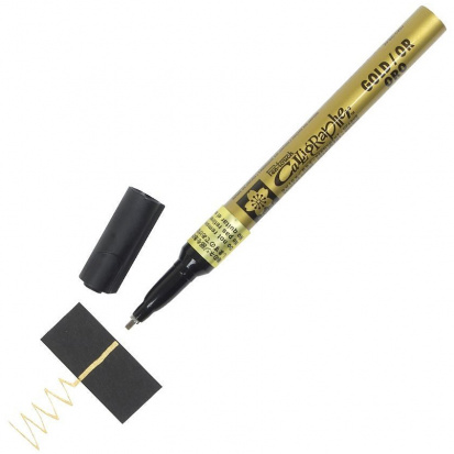 Маркер Pen-Touch Calligrapher Золотой, средний стержень 1,8мм