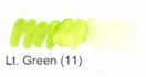 Маркер-кисть двусторонняя "Le Plume II", кисть и ручка 0,5мм, Lt зеленый