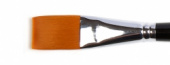 Кисть для акрила "Amsterdam 342" синтетика мягкая плоская, ручка короткая №24