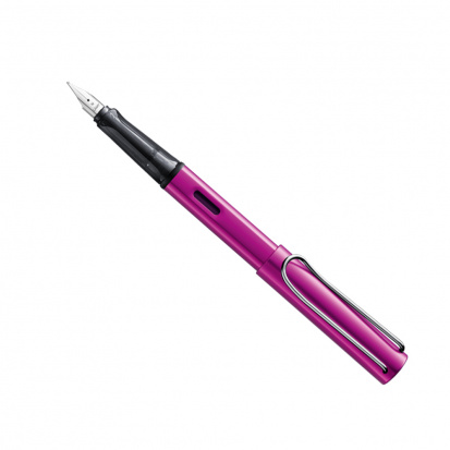 Ручка перьевая Лами 099 "Al-star", Ярко-розовый, F