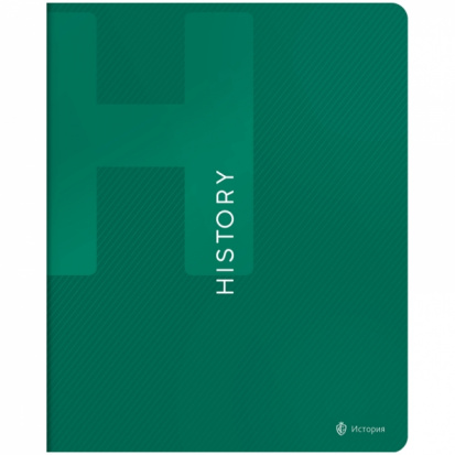 Тетрадь предметная 48л. GreenwichLine "Color theory" - История, мат. лам., выб. УФ-лак, 70г/м²